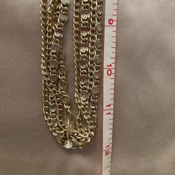 Vintage Sarah Coventry Four Strand Chain Necklace - Picture 5 of 9